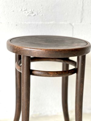 Bentwood Bistro Thonet Stool from Gebrüder Thonet, 1920s-ALG-2027940