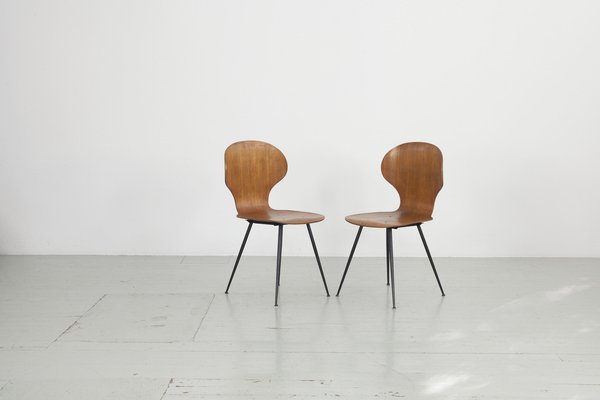 Bentwood Chairs by Carlo Ratti, Italy, 1950s, Set of 2-AA-1764476