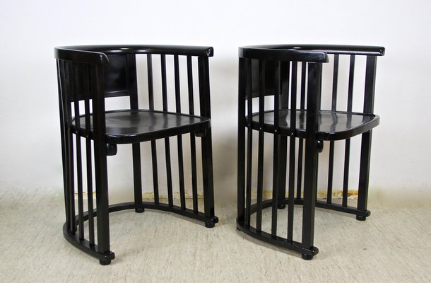 Bentwood Chairs by Josef Hoffmann from J&J Kohn, Austria, 1910, Set of 2-TQA-1322181