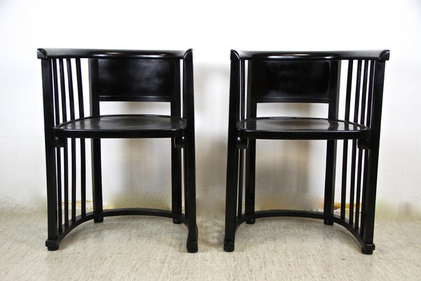 Bentwood Chairs by Josef Hoffmann from J&J Kohn, Austria, 1910, Set of 2-TQA-1322181