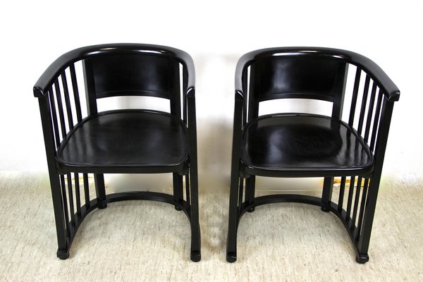 Bentwood Chairs by Josef Hoffmann from J&J Kohn, Austria, 1910, Set of 2-TQA-1322181