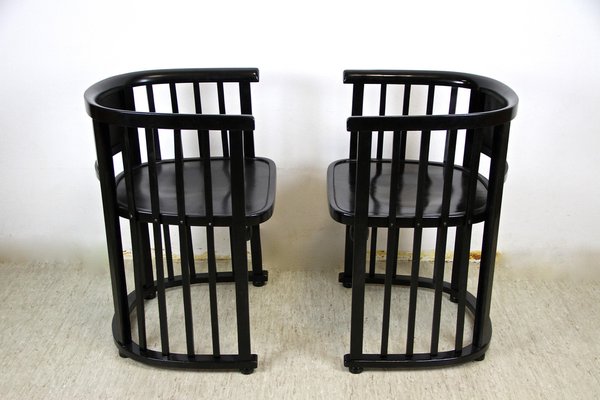 Bentwood Chairs by Josef Hoffmann from J&J Kohn, Austria, 1910, Set of 2-TQA-1322181