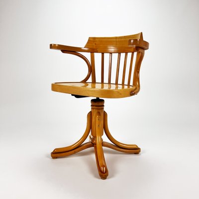 Bentwood Desk Chair from ZPM Radomsko, 1950s-RMX-1334274