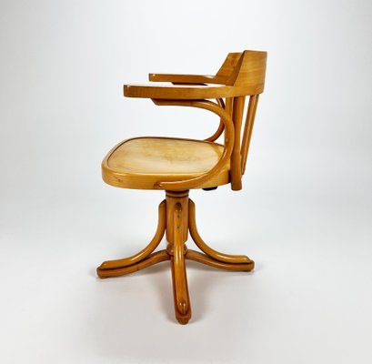 Bentwood Desk Chair from ZPM Radomsko, 1950s-RMX-1334274