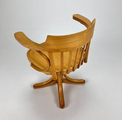 Bentwood Desk Chair from ZPM Radomsko, 1950s-RMX-1334274