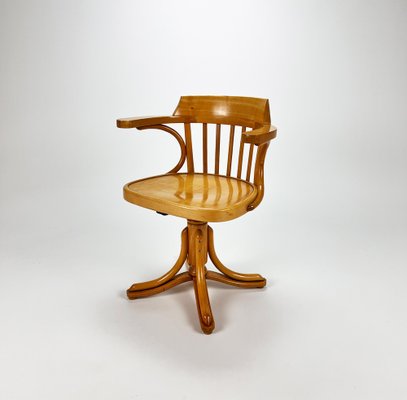 Bentwood Desk Chair from ZPM Radomsko, 1950s-RMX-1334274