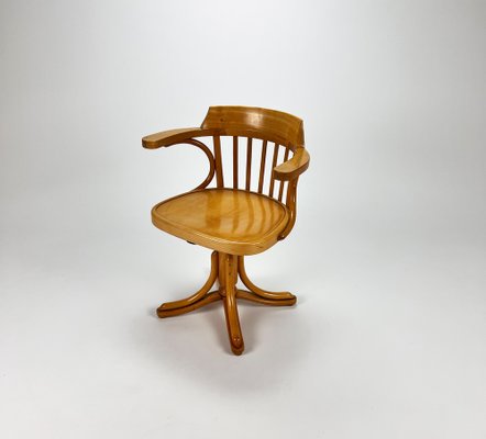 Bentwood Desk Chair from ZPM Radomsko, 1950s-RMX-1334274