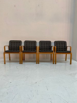 Bentwood Dining Chairs, 1970s, Set of 4-QVY-1752523