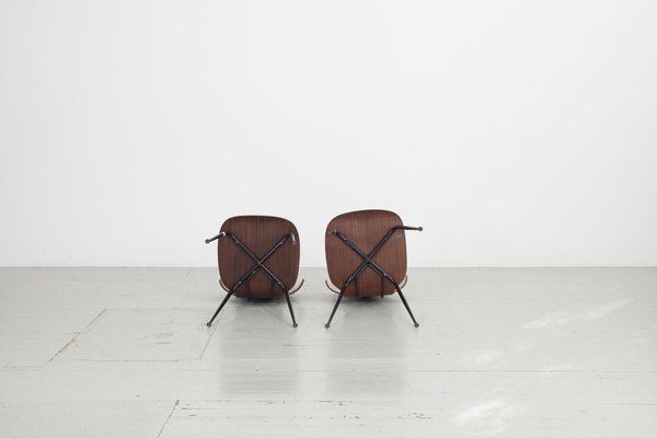 Bentwood Dining Chairs by Carlo Ratti, Italy, 1950s, Set of 2-AA-1764631