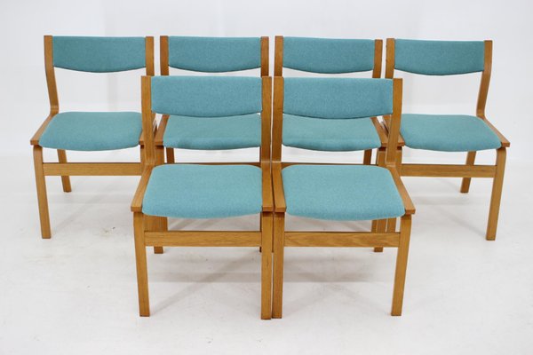 Bentwood Dining Chairs, Denmark, 1960s, Set of 6-TZ-1448521