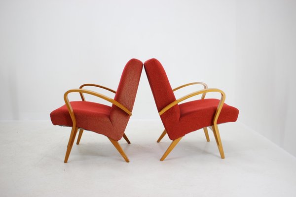 Bentwood Lounge Chairs by Frantisek Jirak, 1960s, Set of 2-TZ-640917