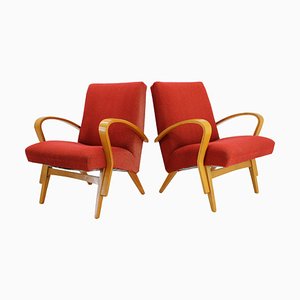 Bentwood Lounge Chairs by Frantisek Jirak, 1960s, Set of 2-TZ-640917