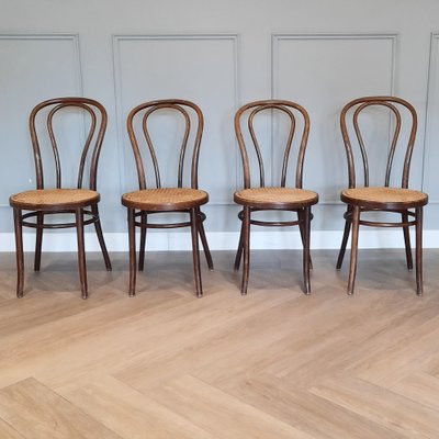 Bentwood No. 18 Chairs from ZPM Radomsko, 1960s, Set of 4-SJU-846888