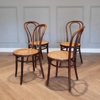 Bentwood No. 18 Chairs from ZPM Radomsko, 1960s, Set of 4-SJU-846888