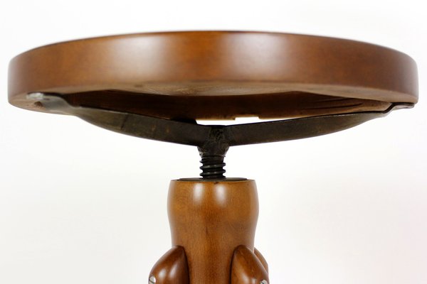 Bentwood Piano Stool, 1940s-WVS-1773459