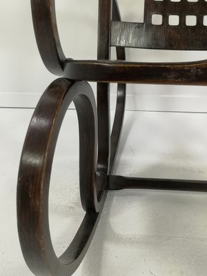 Bentwood Rocking Chair by Gustav Siegel for Jacob & Josef Kohn, 1910s-UWE-1245207