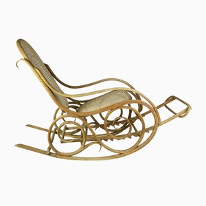 Bentwood Rocking Chair from Mundus, Hungary, 1900s-RD-1802061