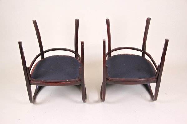 Bentwood Seating Set by M. Kammerer for Thonet, 1910s, Set of 3-TQA-1322099