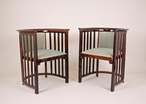 Bentwood Sofa and Chairs by Josef Hoffmann for J&J Kohn, Transxion 1903, Set of 3-TQA-1322240