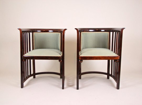 Bentwood Sofa and Chairs by Josef Hoffmann for J&J Kohn, Transxion 1903, Set of 3-TQA-1322240