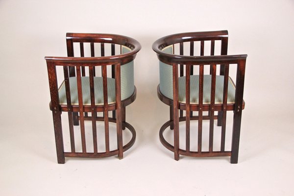 Bentwood Sofa and Chairs by Josef Hoffmann for J&J Kohn, Transxion 1903, Set of 3-TQA-1322240