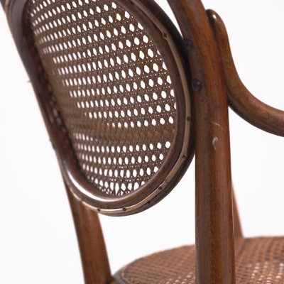 Bentwood Wicker Children's Chairs from Thonet, 1930s, Set of 2-NQU-1317054