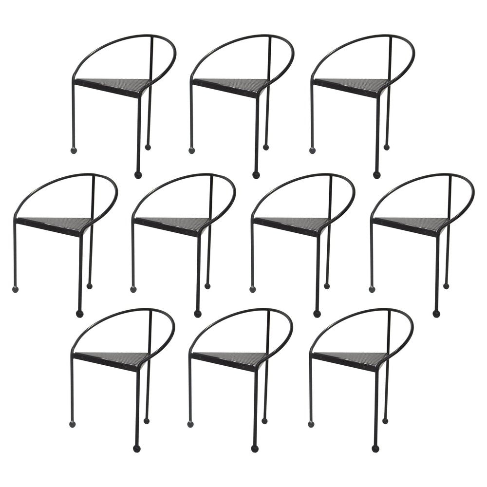 Bermuda Chairs by Carlos Miret for Amat, Spain, 1986, Set of 10