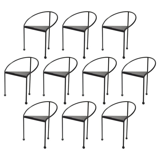 Bermuda Chairs by Carlos Miret for Amat, Spain, 1986, Set of 10