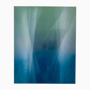 Bernadette Jiyong Frank, Refraction of Blue and Green, Oil & Resin-MDB-1803650