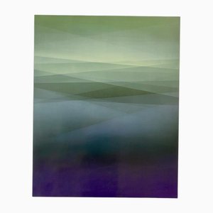 Bernadette Jiyong Frank, Refraction of Light Green, Oil & Resin-MDB-1803652