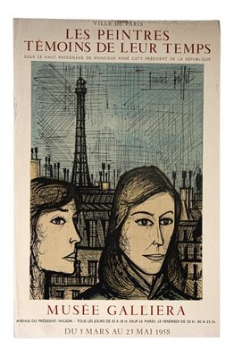 Bernard Buffet, Bernard Buffet Vintage Poster, Offset Print, 1958-ZCI-870959