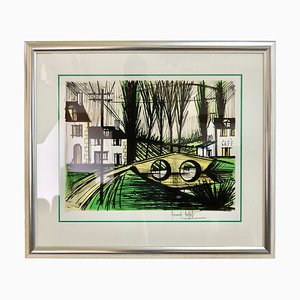 Bernard Buffet, Café, 1950s, Lithograph, Framed-CXC-1748705