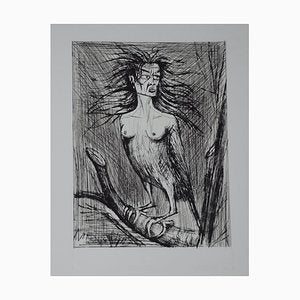 Bernard Buffet, Dante's Inferno/The Harpy, Drypoint-KHH-1260467