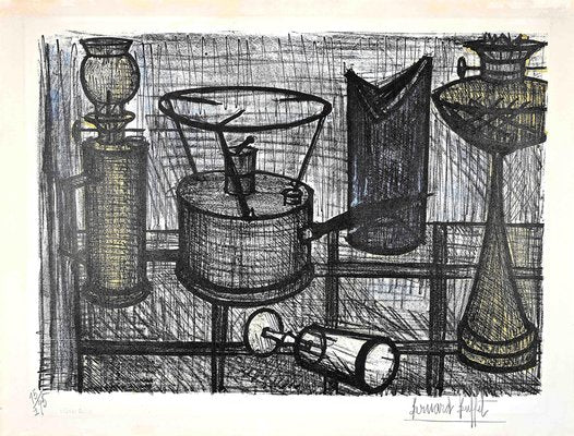 Bernard Buffet, Lamp, Lithograph­, 1954-ZCI-1770282