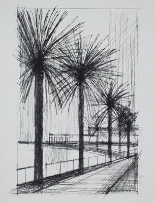 Bernard Buffet, Naples, 20th Century, Drypoint-KHH-1348695