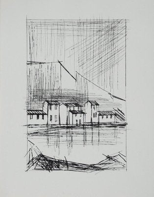 Bernard Buffet, Naples, 20th Century, Drypoint-KHH-1348693