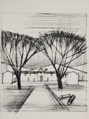 Bernard Buffet, Naples, 20th Century, Drypoint-KHH-1348694