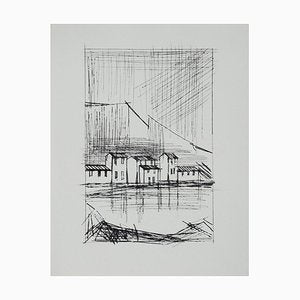 Bernard Buffet, Naples, 20th Century, Drypoint-KHH-1348693