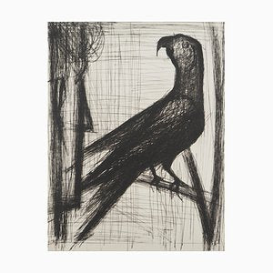 Bernard Buffet, The Parrot, Original Engraving-KHH-2023115