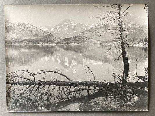 Bernard Darot, Lac de montagne, 20th Century, Silver Gelatin Print