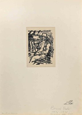 Bernard Naudin, The Pirate, Original Woodcut Print, Early 20th-Century-ZCI-1229889