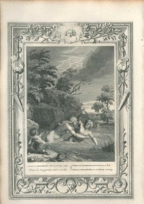 Bernard Picart, Salmacis et Hermaphrodite, Etching, 1742-ZCI-2025007