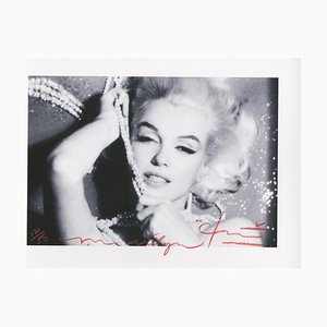 Bert Stern, Marilyn Monroe The Last Sitting Pearls 3, 2011, Black & White Photograph-ICD-696792