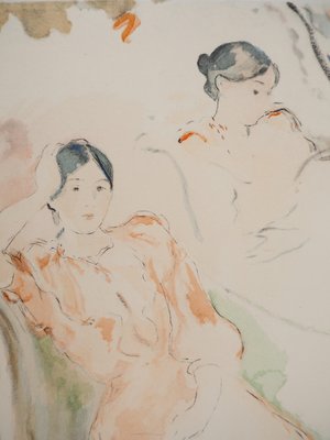 Berthe Morisot, Young Woman Dreaming, Lithograph-KHH-2023118