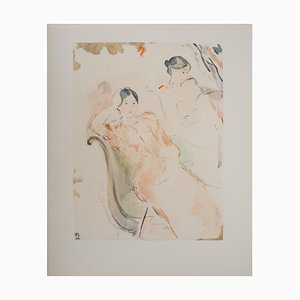 Berthe Morisot, Young Woman Dreaming, Lithograph-KHH-2023118