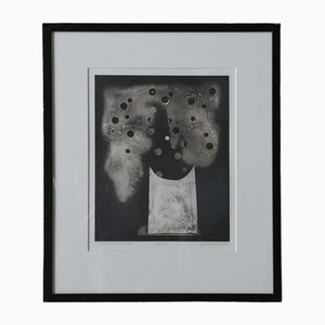 Bertil Lundberg, Bukett, Etching, 1980, Framed-ZAA-1742178