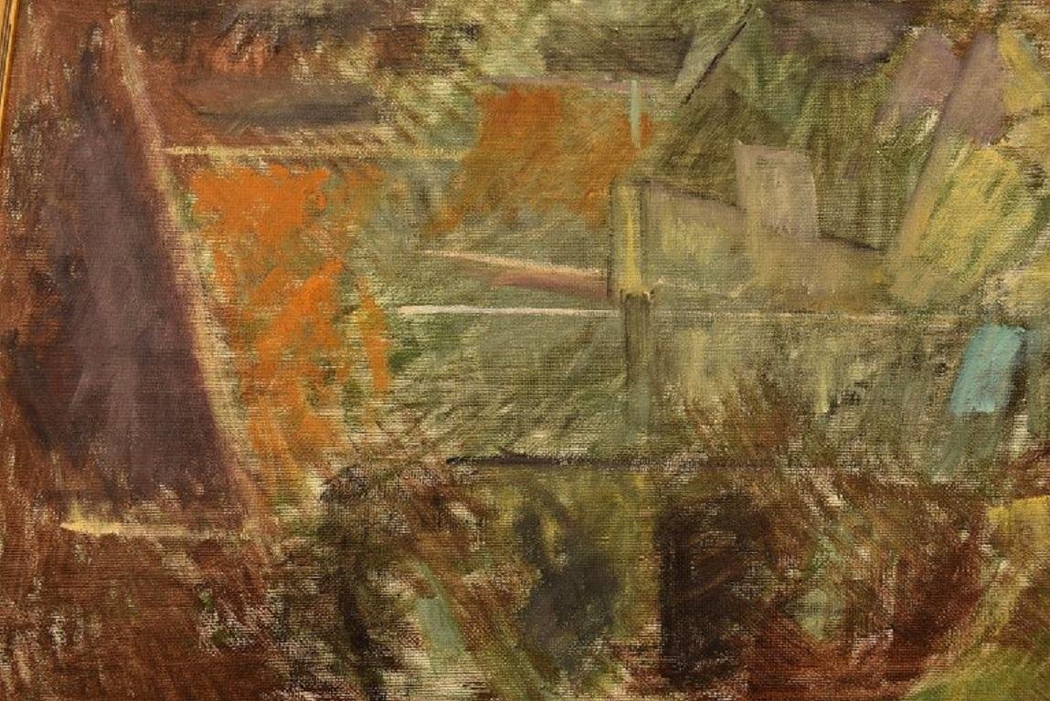 Bertil Öhlund, Sweden, Oil on Canvas, Abstract Composition, 1960s