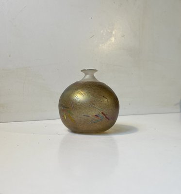 Bertil Vallien Spherical Tornado Vase in Art Glass from Kosta Boda, 1980s-LCR-2043867