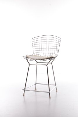 Bertoia Bar Stool With Original Cushion by Harry Bertoia for Knoll Inc., 1970-EZZ-1257252