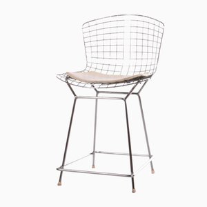 Bertoia Bar Stool With Original Cushion by Harry Bertoia for Knoll Inc., 1970-EZZ-1257252